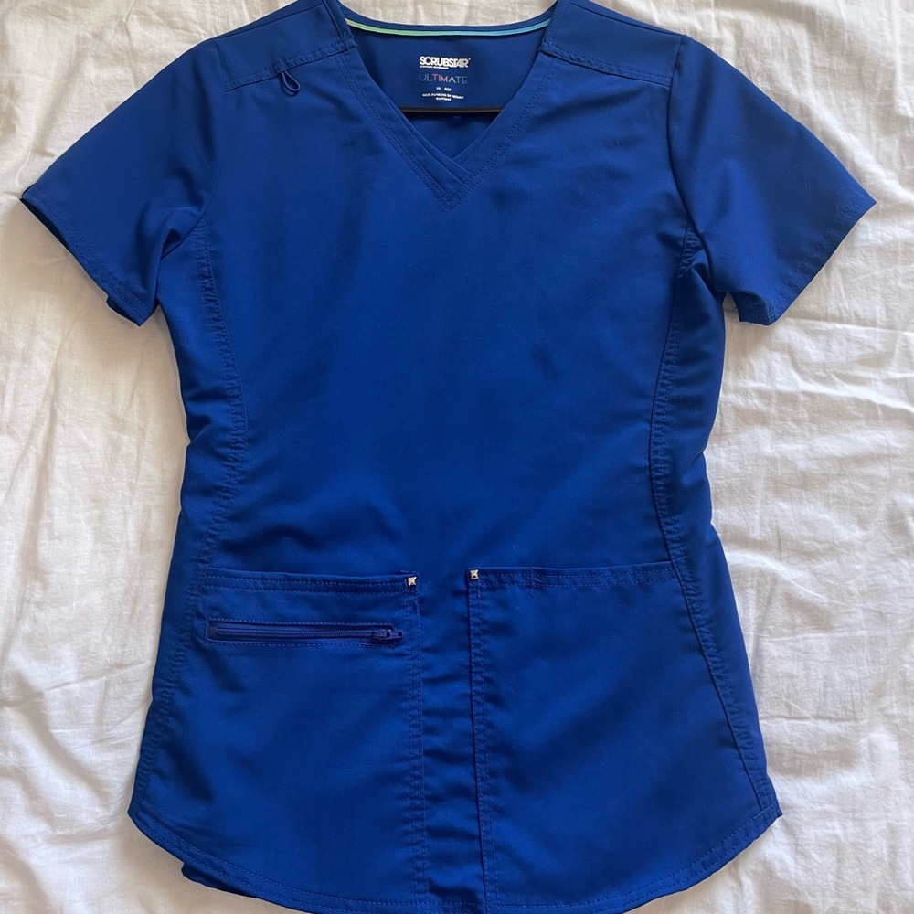 Women’s Scrub Top Royal Blue